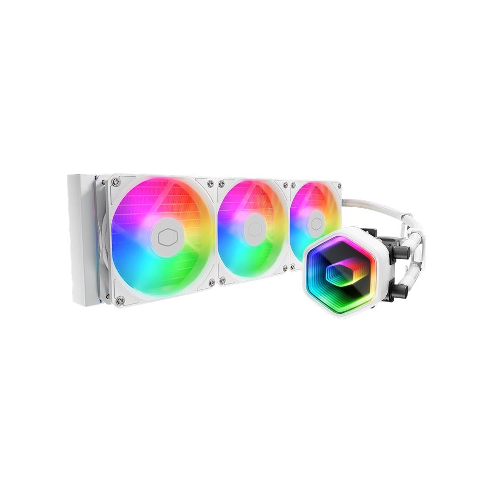 Cooler Master MasterLiquid 360 Core II White ARGB CPU Liquid cooler Intel 1851/1700/1200 AMD AM5/AM4 - Foto 1