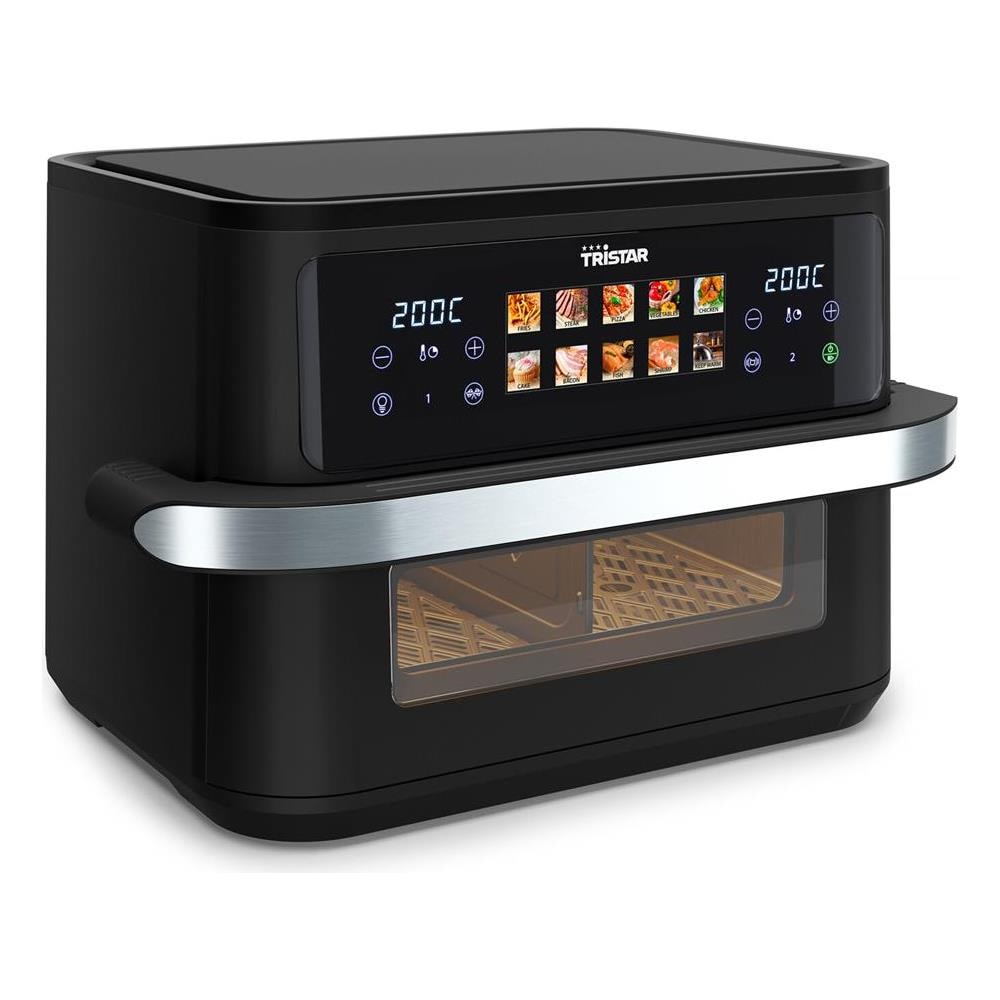 Friggitrice ad Aria Calda Capacità 10 L Potenza 2800 W Colore Nero Acciaio inox - Foto 1