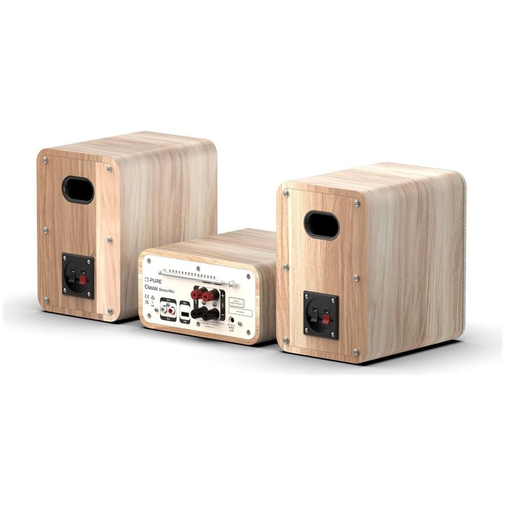 Classic Stereo Mini Microsistema Audio 40W Quercia /Bianco - Foto 4