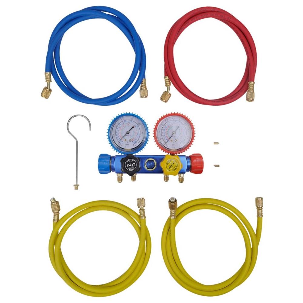 Set Manometro A 4 Vie Per Condizionatore D'aria - Foto 1