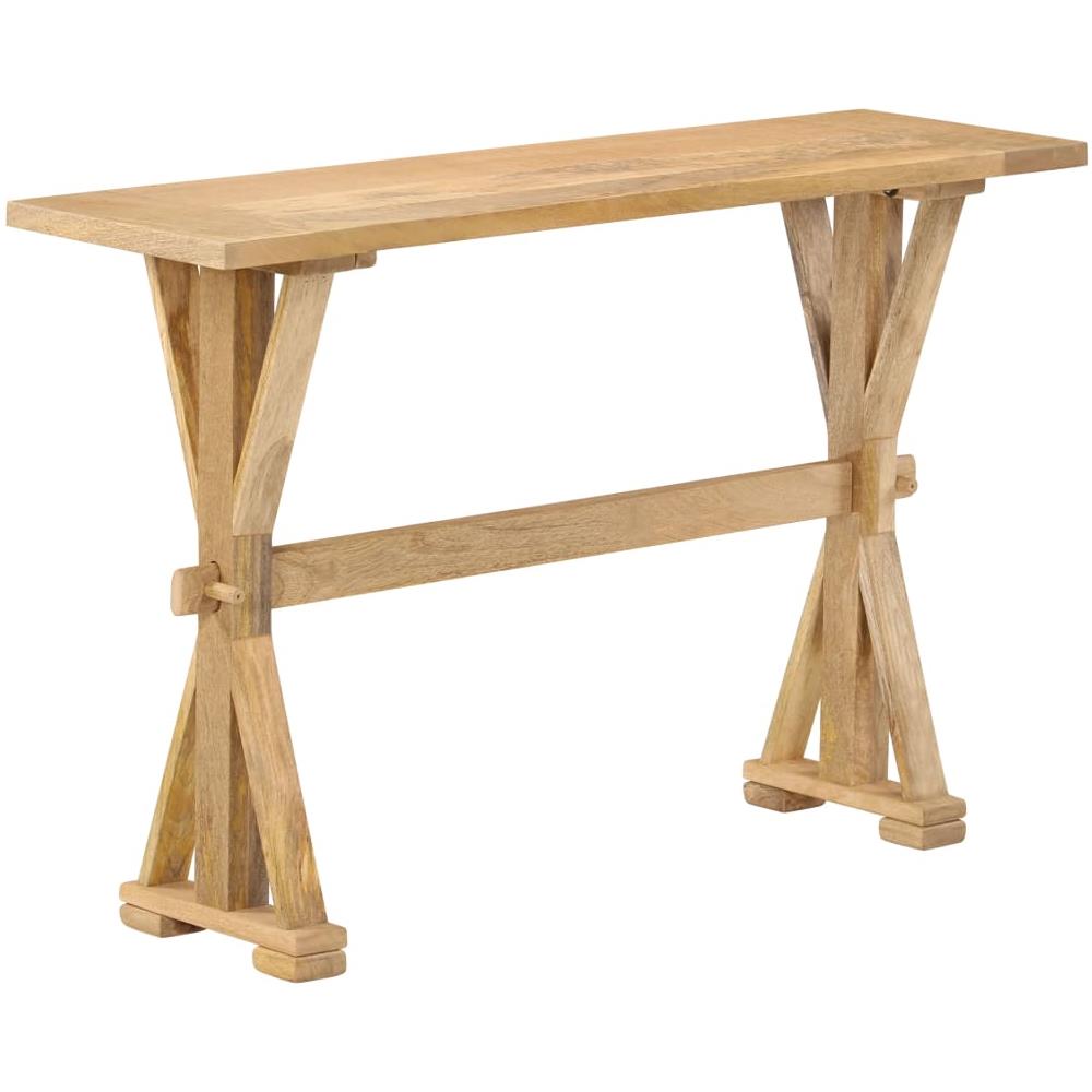 Vidaxl Consolle Di 118x35x76 Mango In Massello Cm Tavolo Legno 0nwOP8k