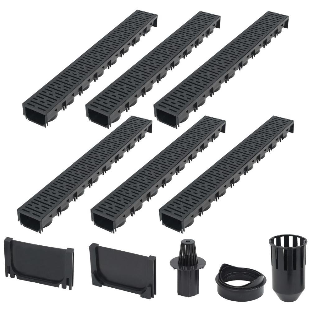 Canalette Di Drenaggio 6 Pz Plastica 6 M - Foto 1