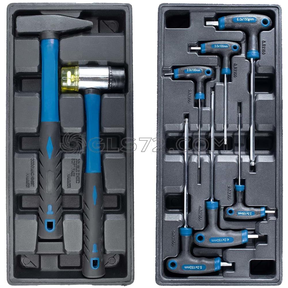 Carrello Cassettiera Con Utensili Attrezzi Officina 70 Pz Tw1100 - Foto 22