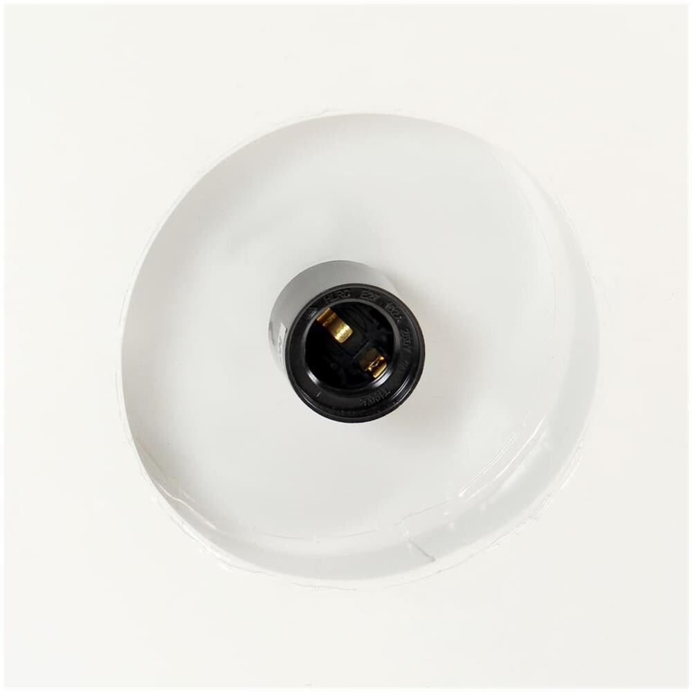 Lampada a Sospensione Industriale 58 cm Bianca E27 - Foto 3