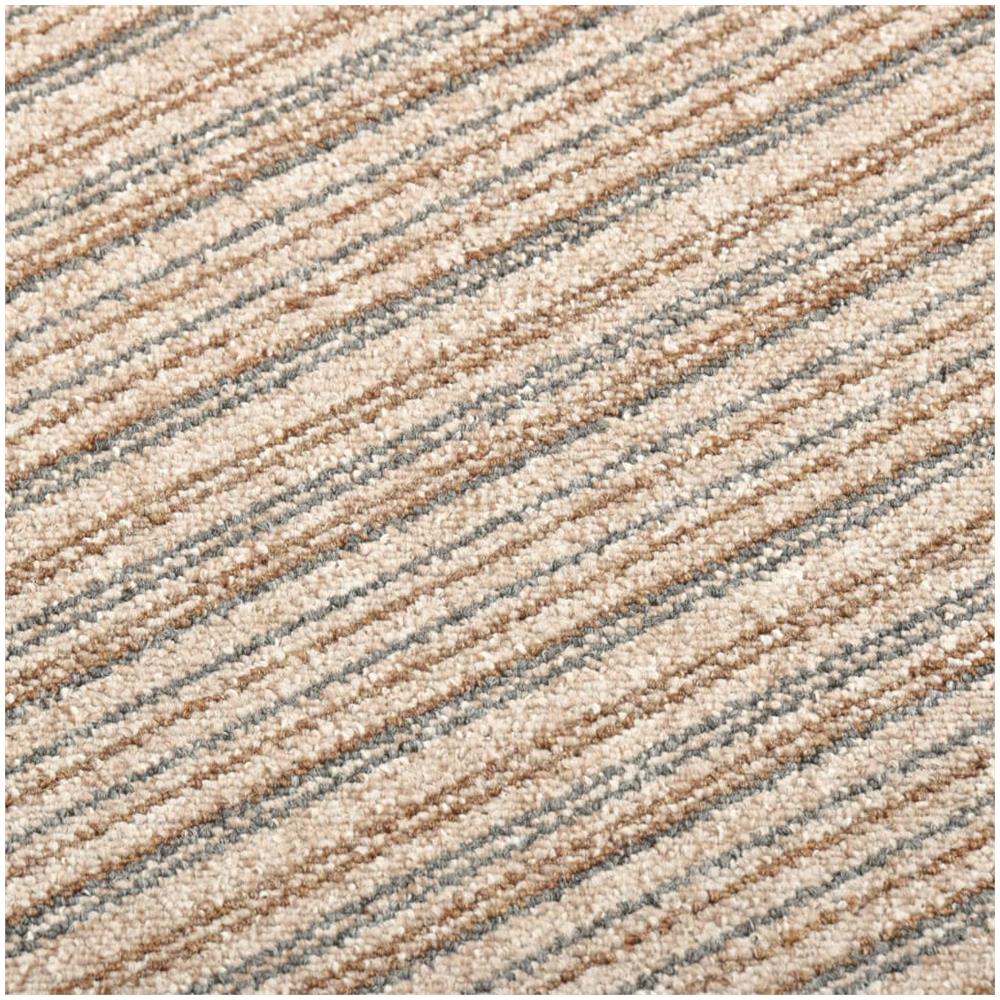 Quadrotte di Moquette 20 pz 5 m² 50x50 cm Beige a Strisce - Foto 2