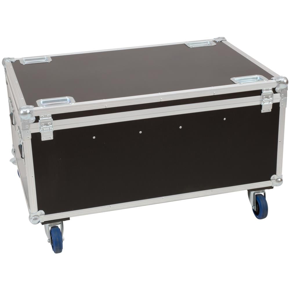 Flightcase 8x Led Ip Par 12x8w Qcl / 12x9 Sql Spot With Wheels - Foto 2