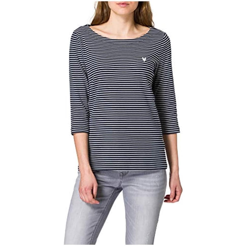 1024035 T-shirt, 26033 - Navy White Small Stripe, Xxl Donna - Foto 1