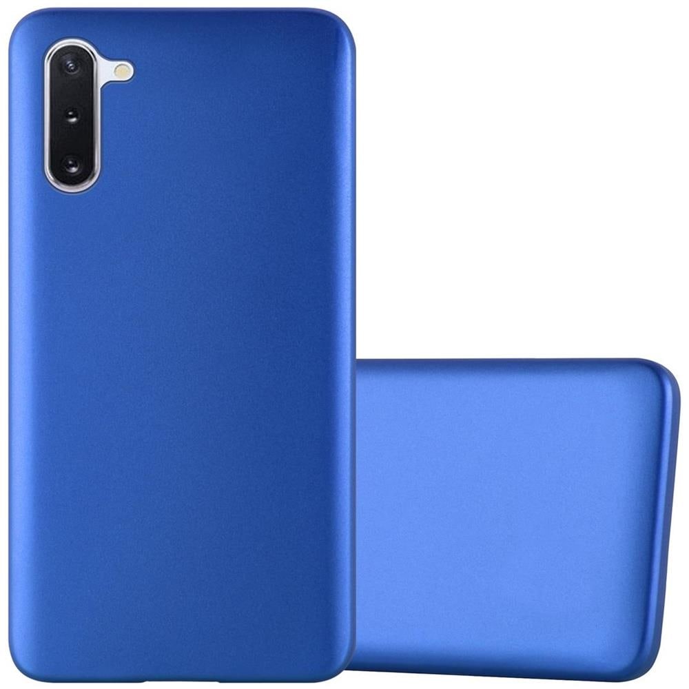 Custodia Compatibile Con Samsung Galaxy Note 10 In Blu Metallico - Coperchio Protettivo In Silicone Tpu Flessibile - Foto 1