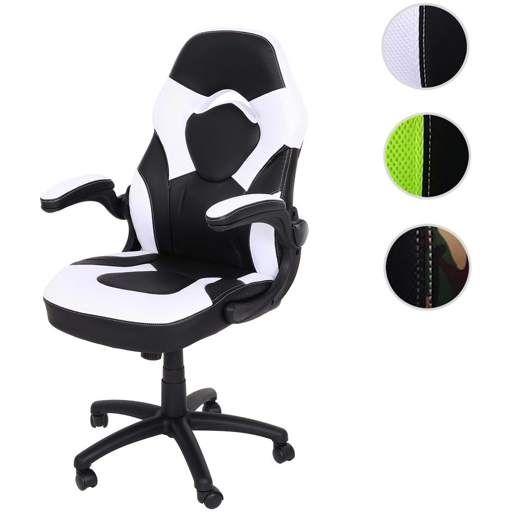 Poltrona Ufficio Girevole Ergonomica Mendler HWC-J86 In Tessuto Traspirante. Regolabile In Altezza E Profondità, Con Poggiatesta E Braccioli Regolabili. Colore Arancione.