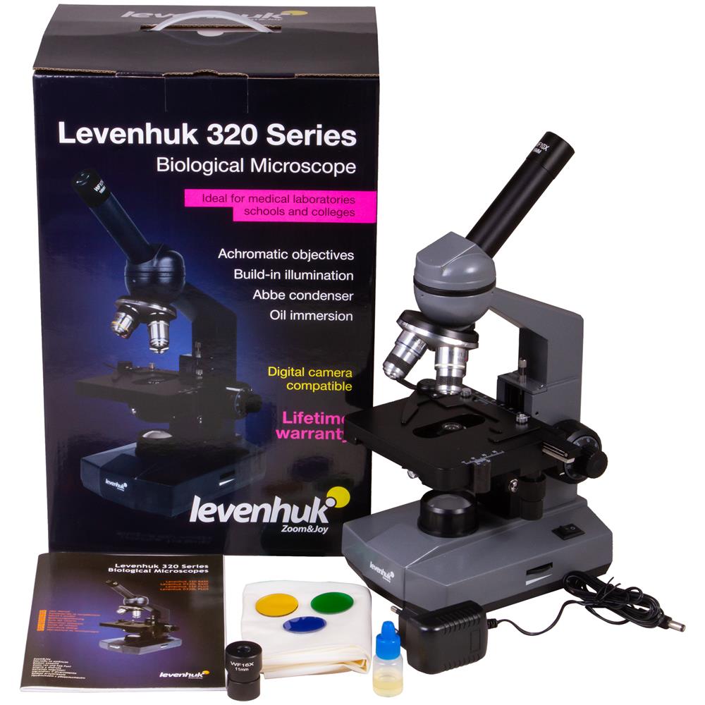 Microscopio Biologico Monoculare Levenhuk 320 Plus - Foto 2