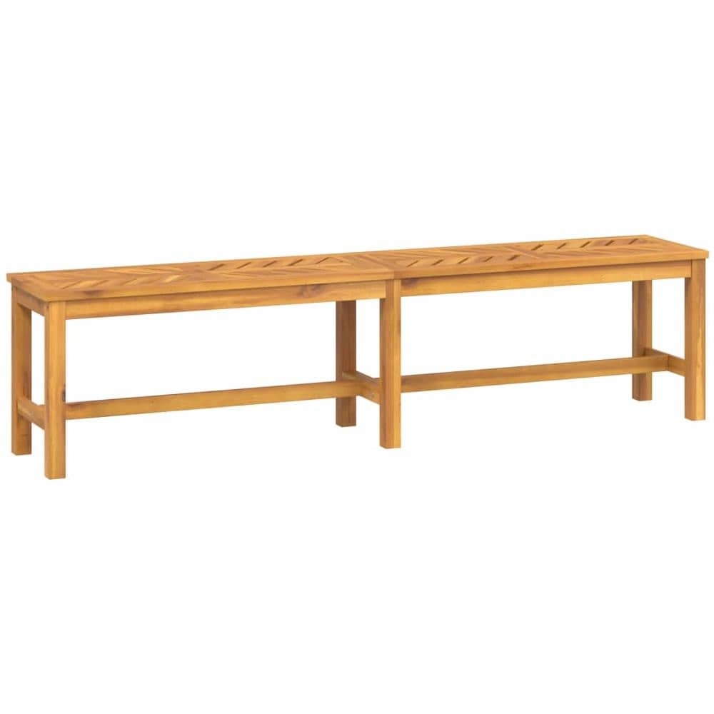 Panca da Giardino 180 cm in Legno Massello di Acacia - Foto 2