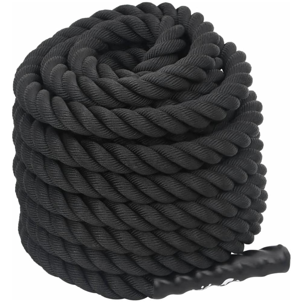 Corda Da Allenamento Nera 15 M 11 Kg In Poliestere - Foto 3