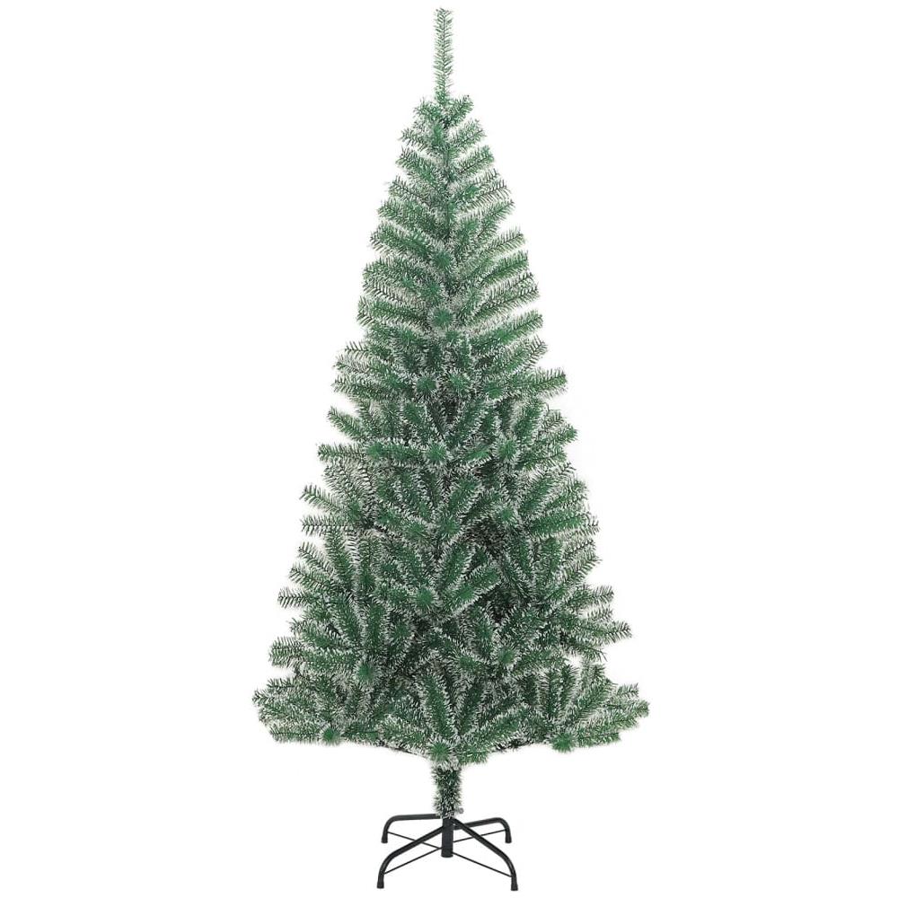 Albero Di Natale Artificiale Con Neve Fioccata Verde 180 Cm - Foto 2
