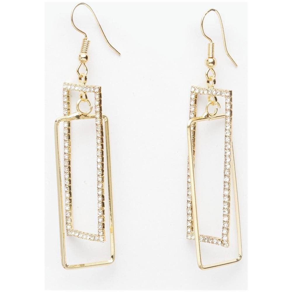 Orecchini Statement con Cristalli e Strass - Foto 1