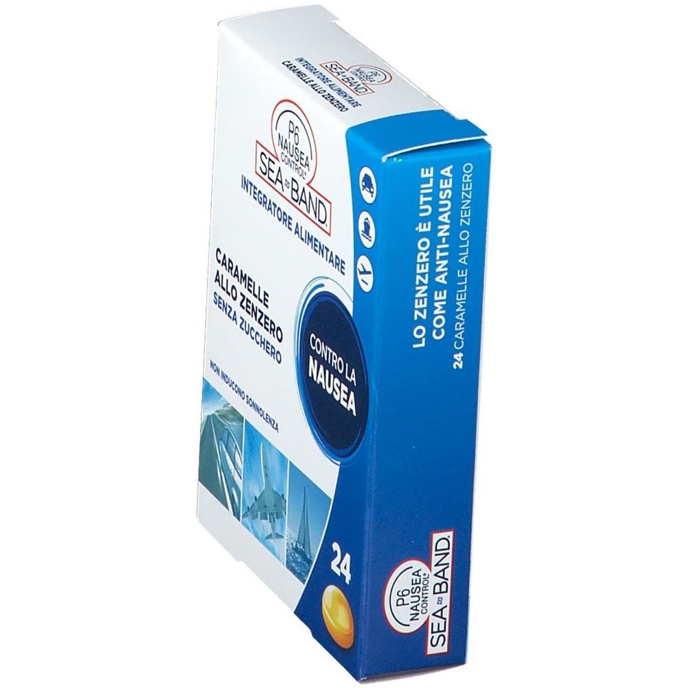 P6 Nausea Control Caramelle Anti Nausea Viaggio allo Zenzero 24 Pezzi - Foto 2