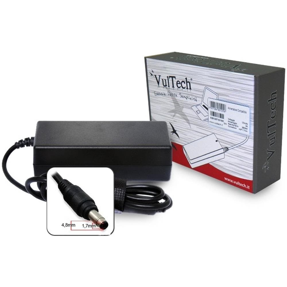 Alimentatore per Hp 65W 19.5V 3 33A Colore Nero - Foto 1