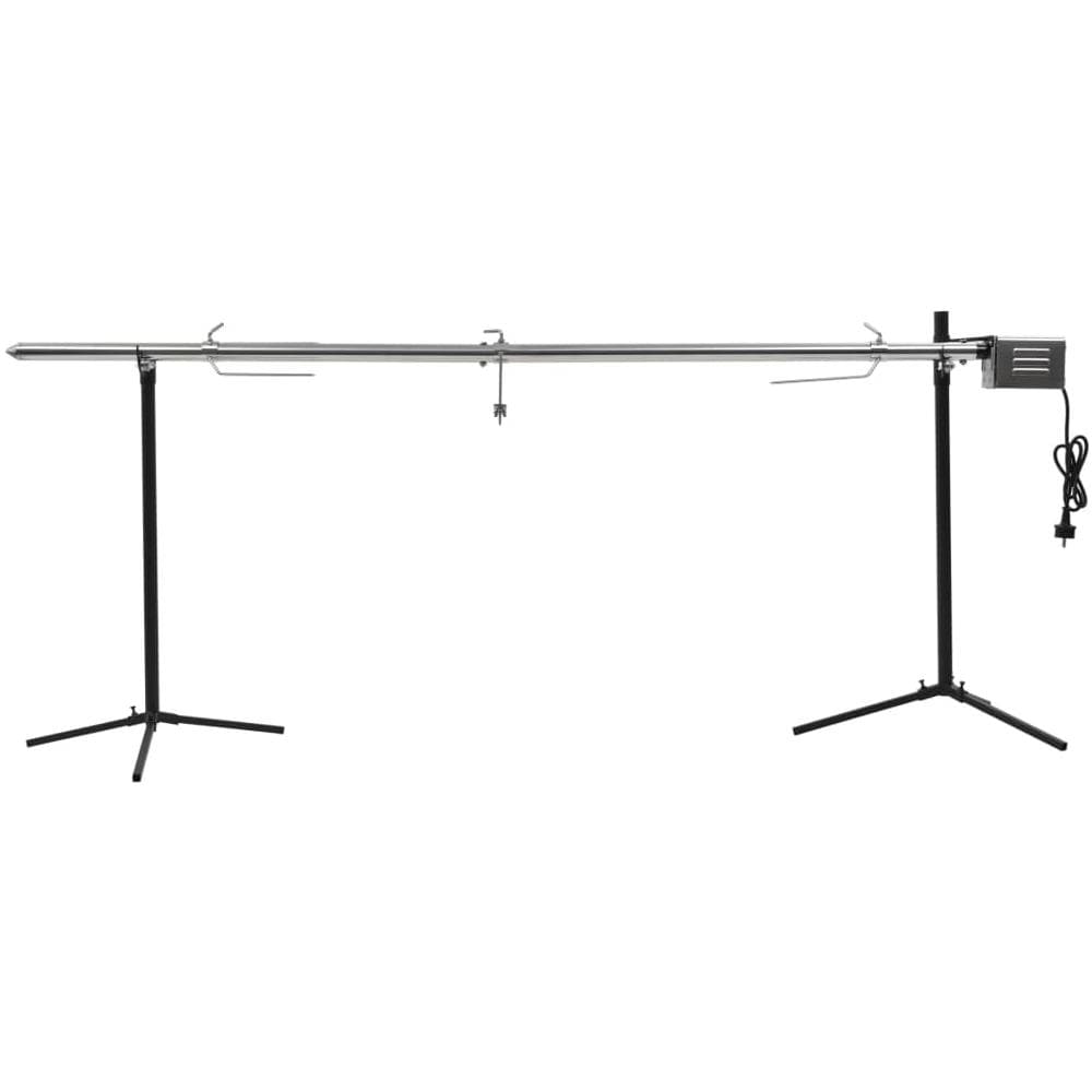 Griglia Barbecue Automatica Con Motore In Acciaio 207x45x81cm - Foto 1