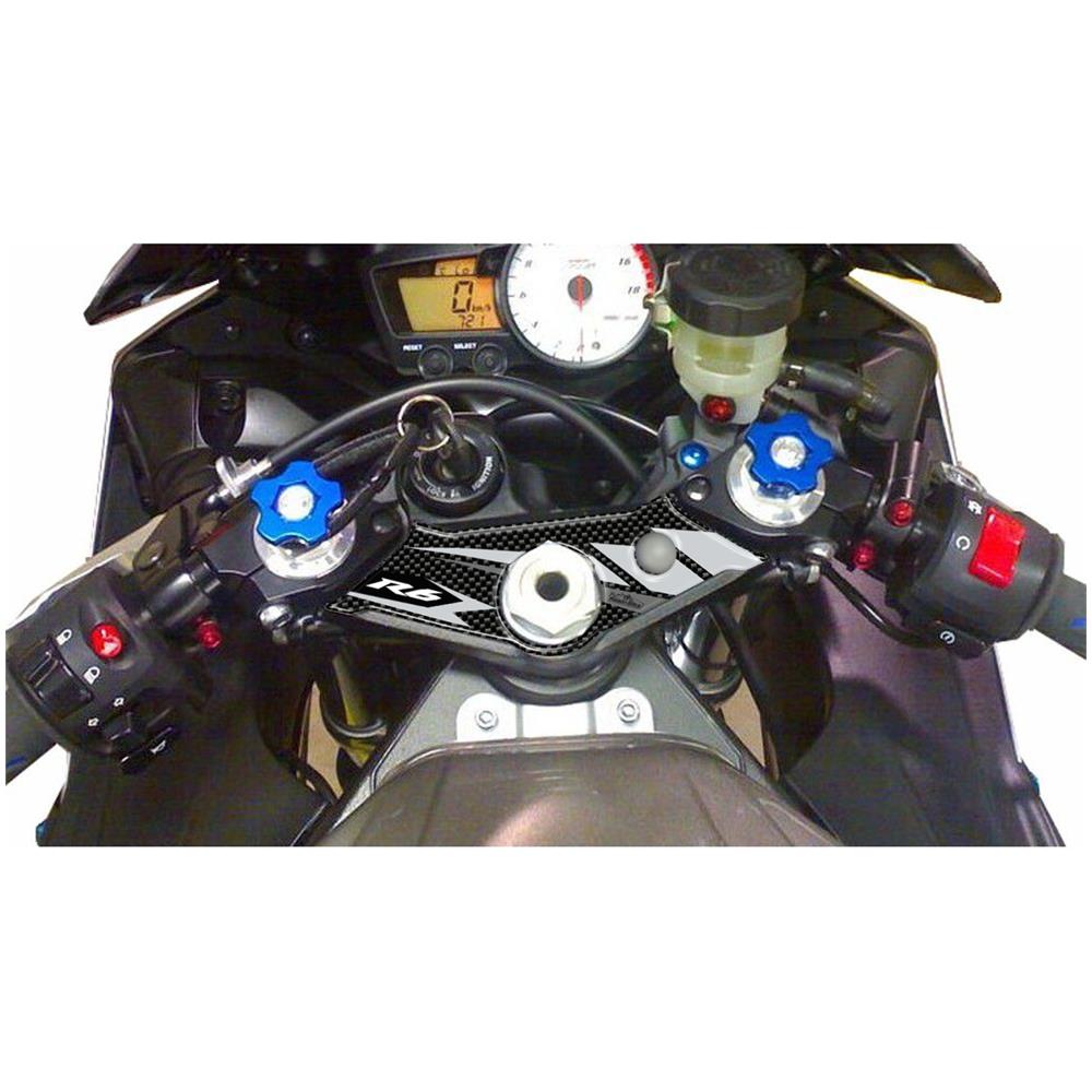 Adesivi Resinati Protezione Forcella Sterzo Per Moto Yamaha R6 2003-2004 - Foto 2