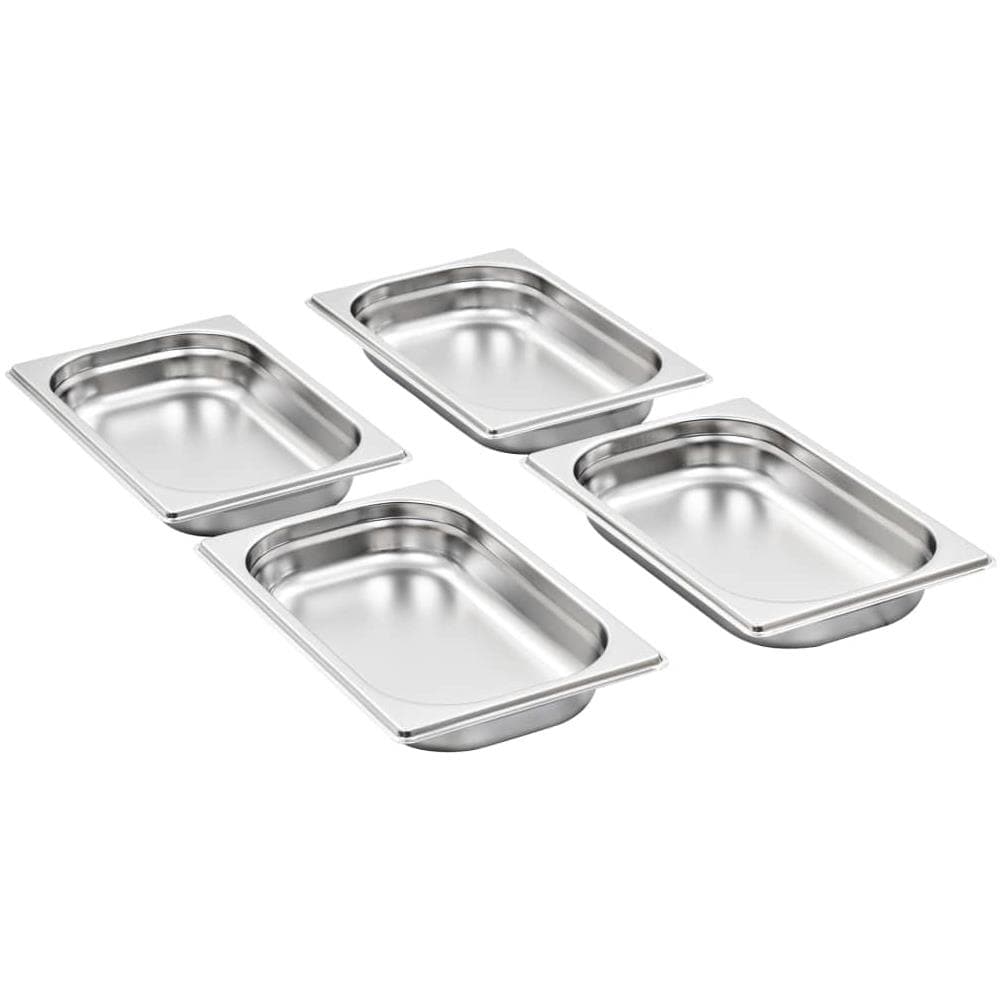 Contenitori Per Alimenti 12 Pz Gn 1/4 40 Mm In Acciaio Inox - Foto 2