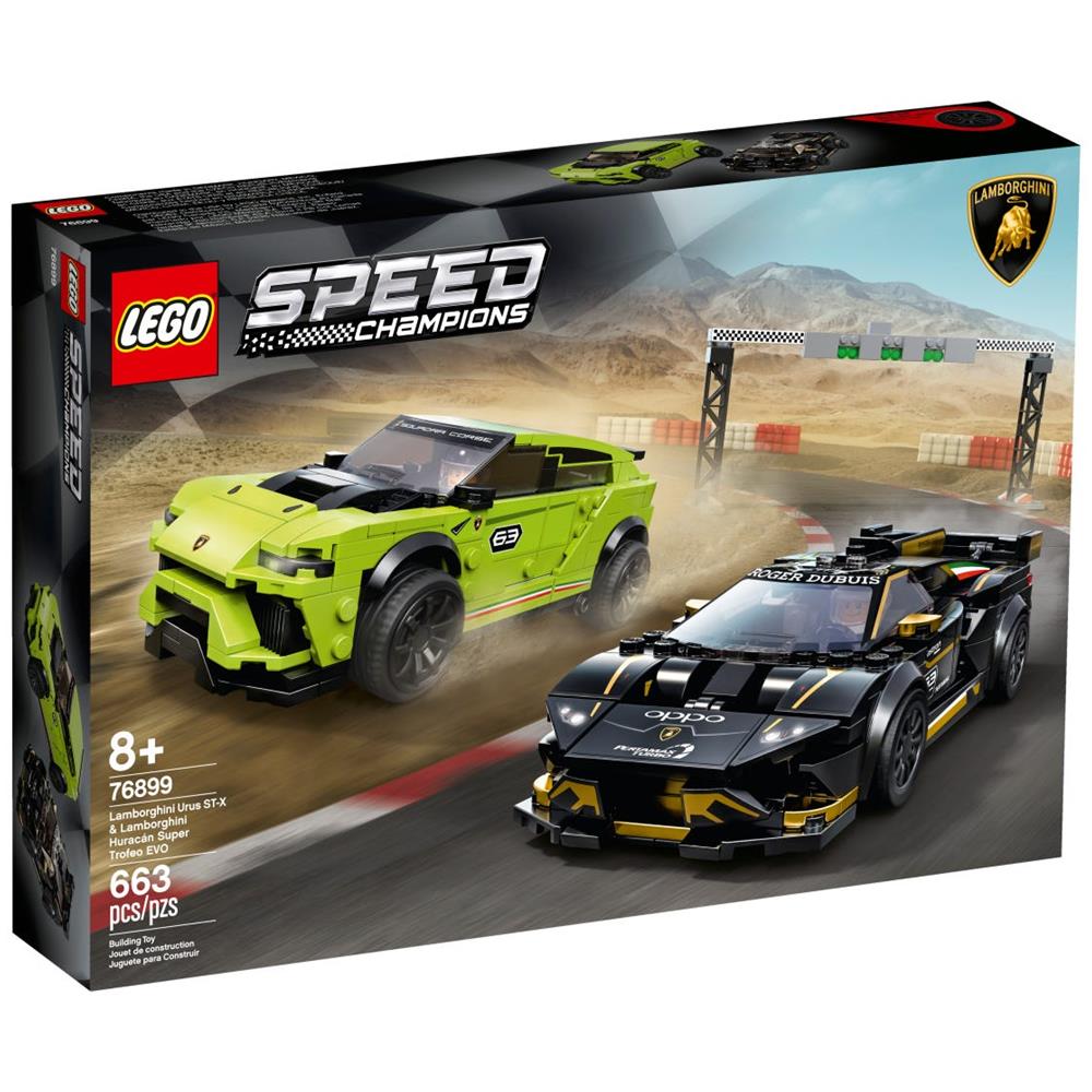 Speed Champions - Lamborghini Urus ST-X & Lamborghini Huracán Super Trofeo EVO - Foto 1