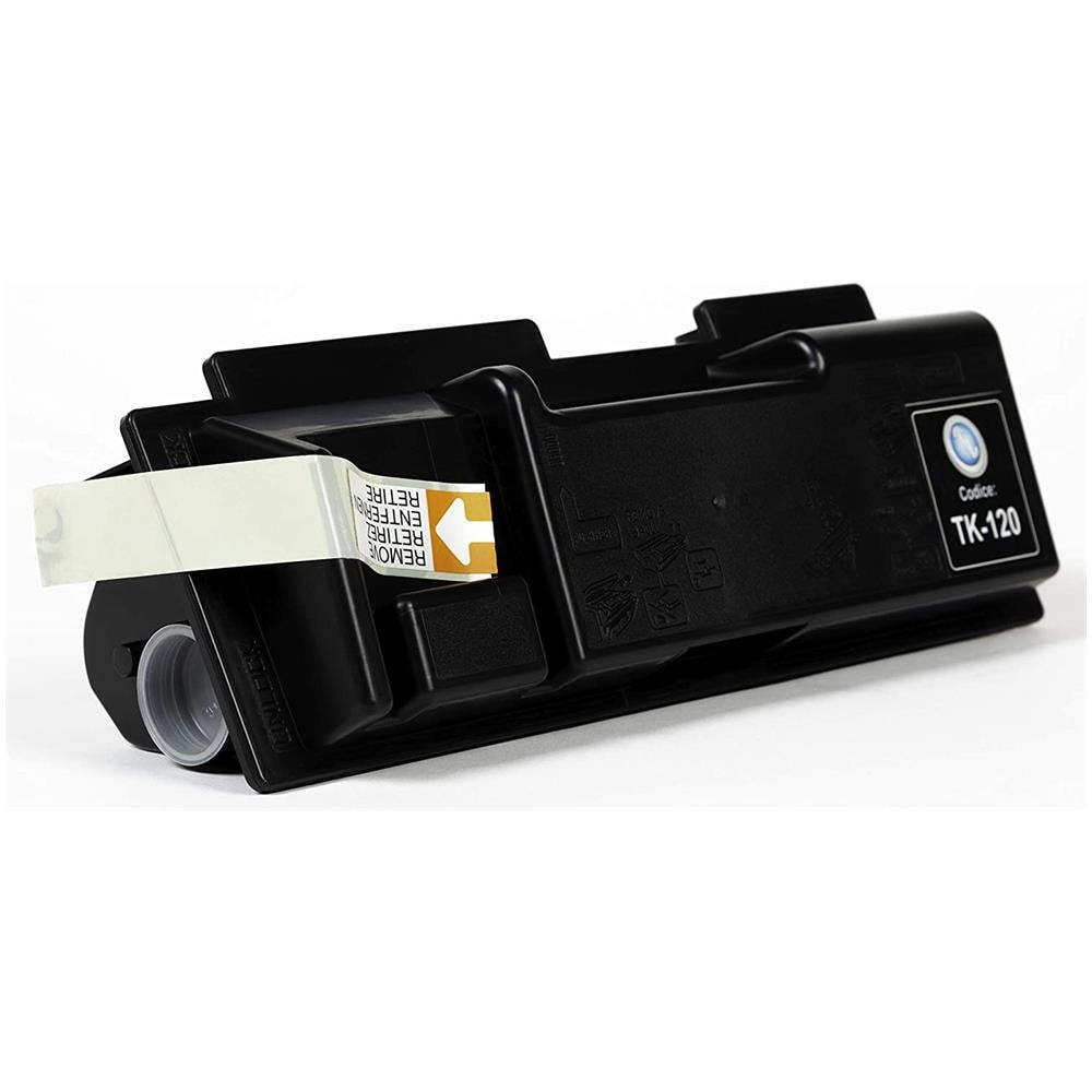 TONER COMPATIBILE -  Kyocera Tk-120 1t02g60de0 Per Fs-1030d, Fs-1030dn Fornito Di Intelligent Chip Capacità 7200 Copie Made In Italy - Foto 2