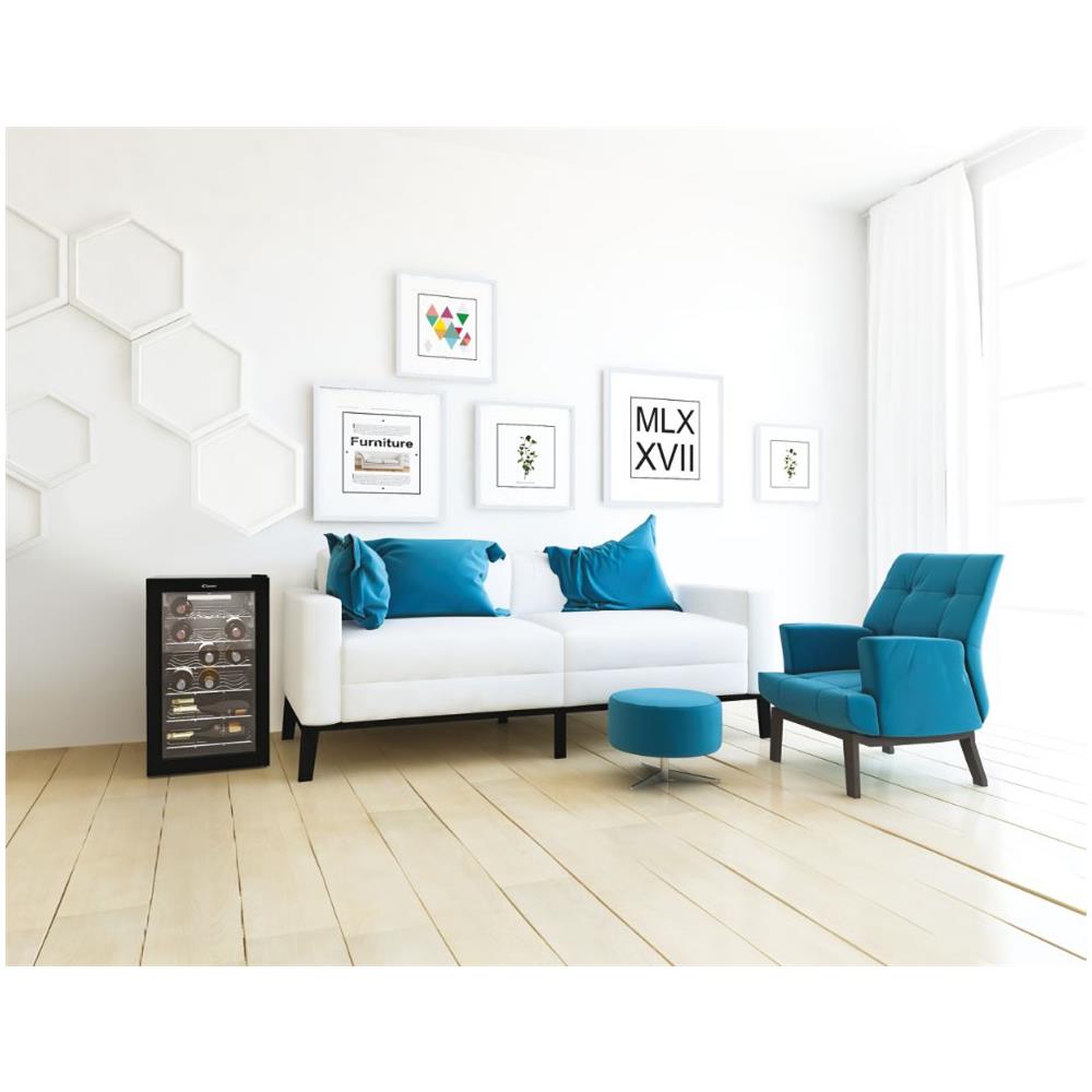 DiVino CWC 021 M /N Cantinetta vino con compressore Libera installazione Nero 21 bottiglia /bottiglie - Foto 12