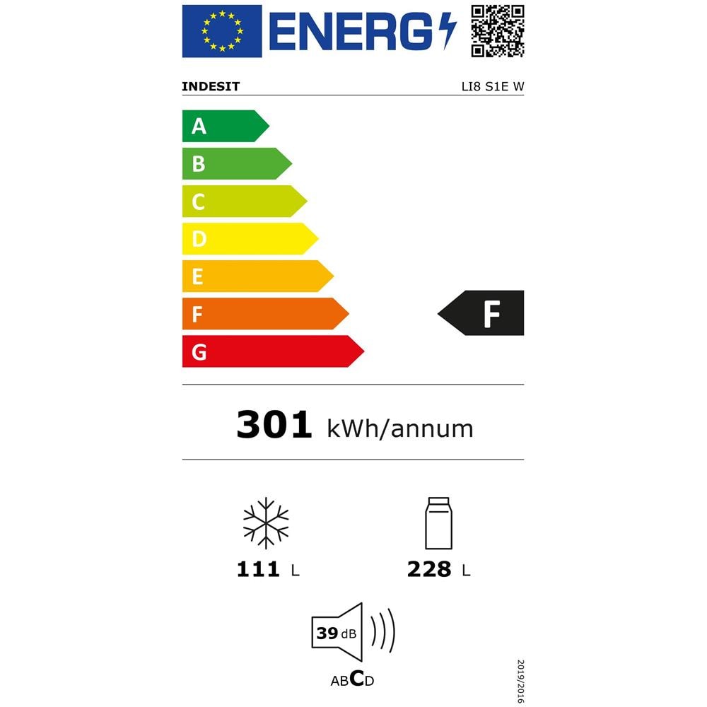 Frigorifero Combinato LI8S1EW Low Frost Classe F Capacità Netta 339 Litri Colore Bianco - Foto 3