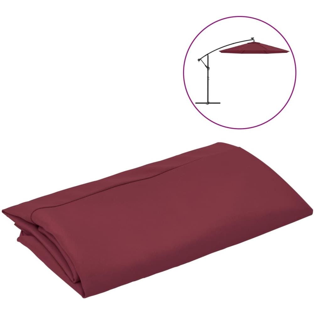 Telo di Ricambio per Ombrellone Bordeaux 300 cm - Foto 1