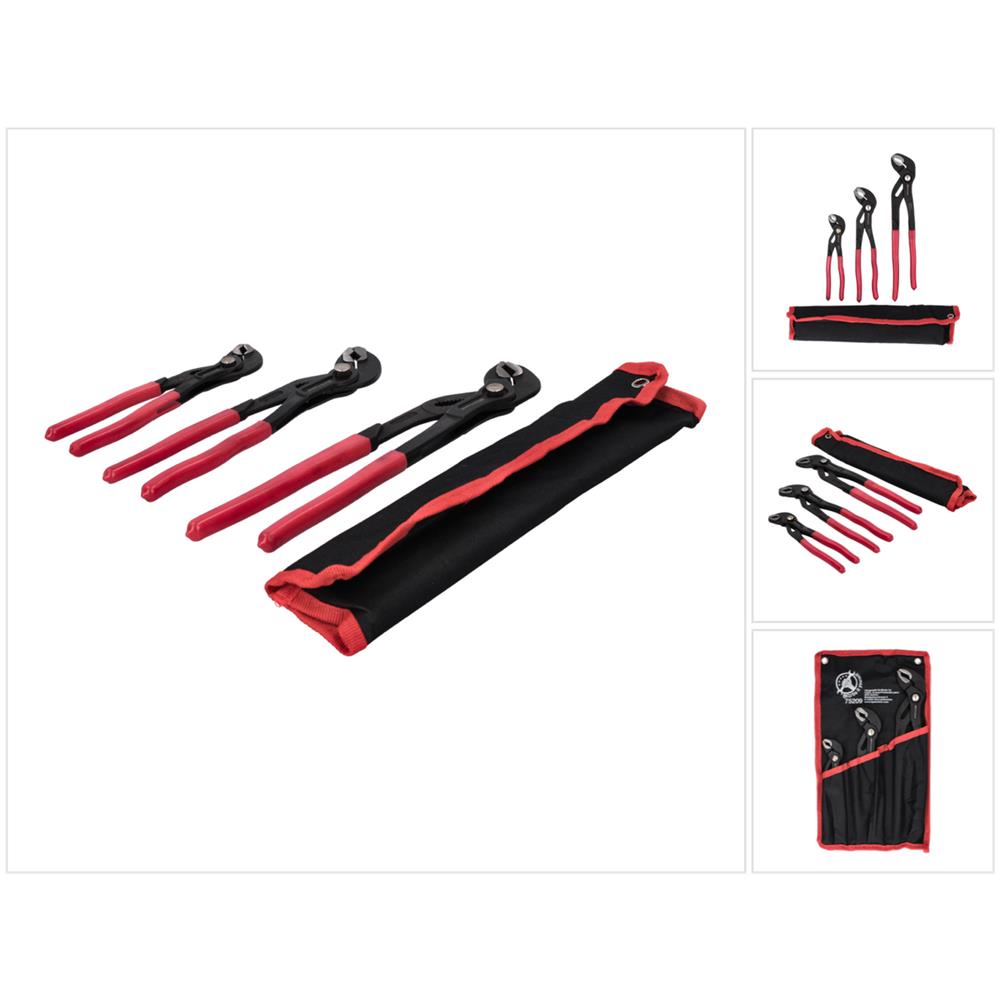 Set Di 3 Chiavi Da Idraulico 175 / 240 / 300 Mm (75209)  - Foto 1