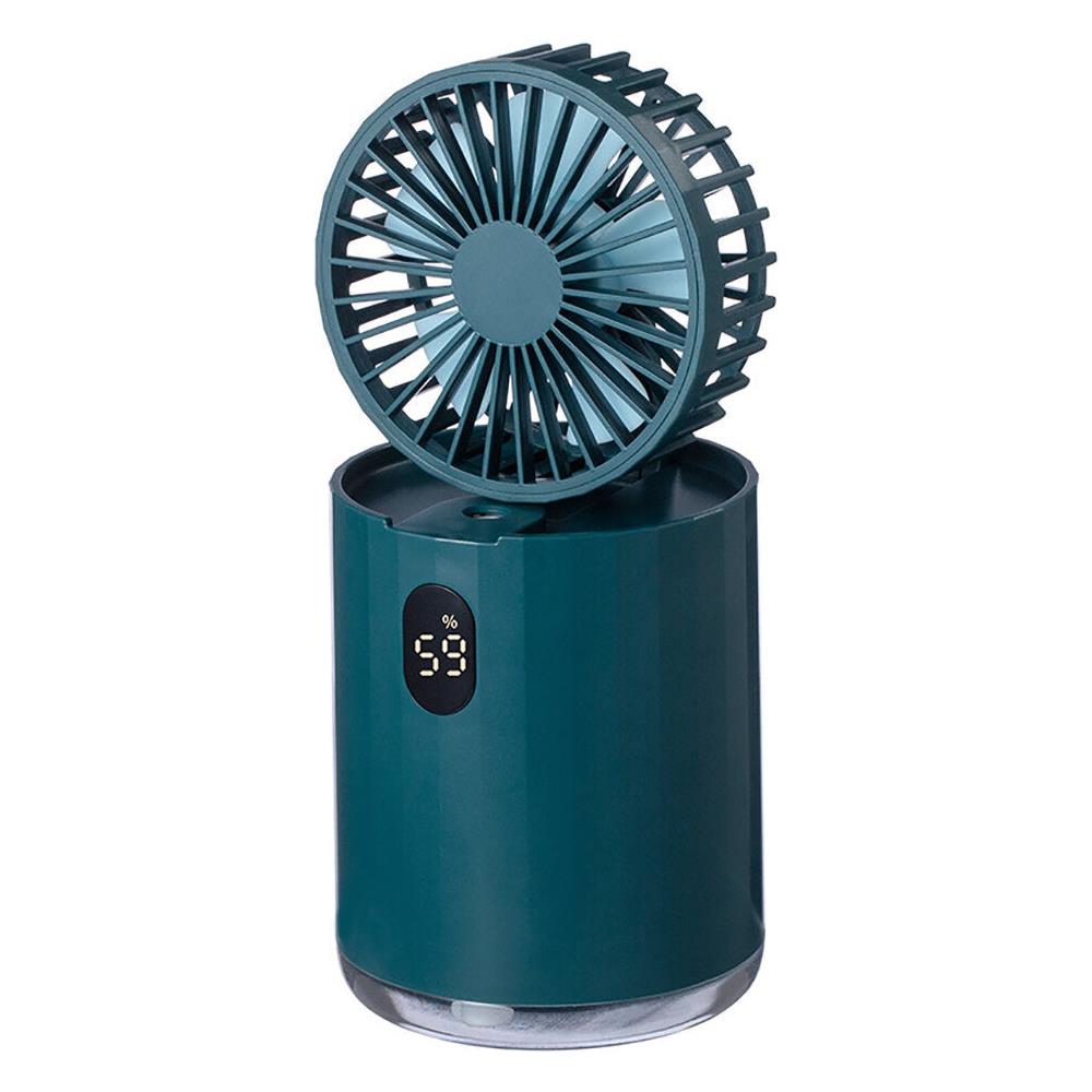 Ventilatore Portatile Nebulizzante USB Ricaricabile Ventilatore Oscillante Portatile 3 Velocità - Foto 5