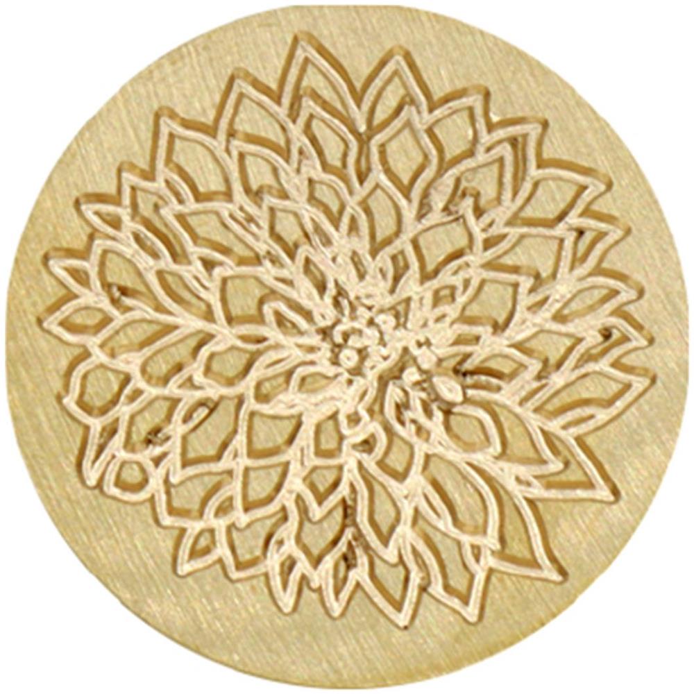 Timbro A Cera In Ottone 25 Mm - Gazania - Foto 1