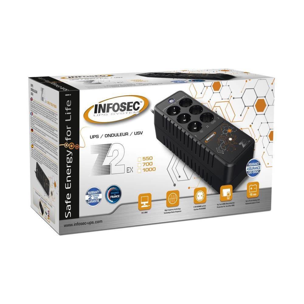 UPS ad Alta Frequenza 700 VA 6 Prese SCHUKO ICUZ20700 - Foto 5