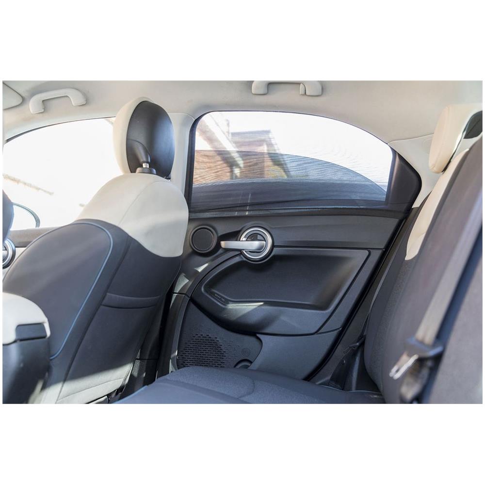 Coppia Tendine Laterali Posteriori Auto A Calza Small 80x50cm Elastiche Traspiranti Protezione Raggi Solari Oscuramento - Foto 3