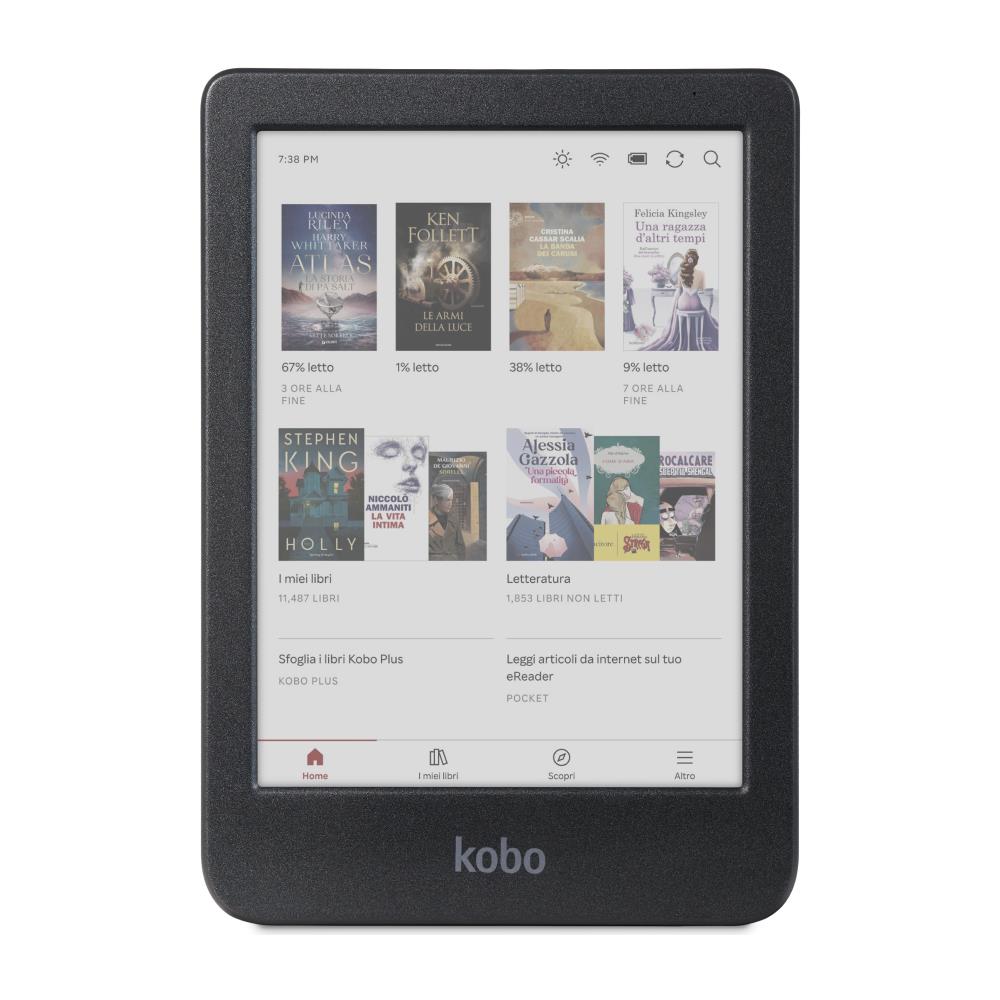 Rakuten Kobo Clara Colour lettore e-book Touch screen 16 GB Wi-Fi Nero - Foto 1