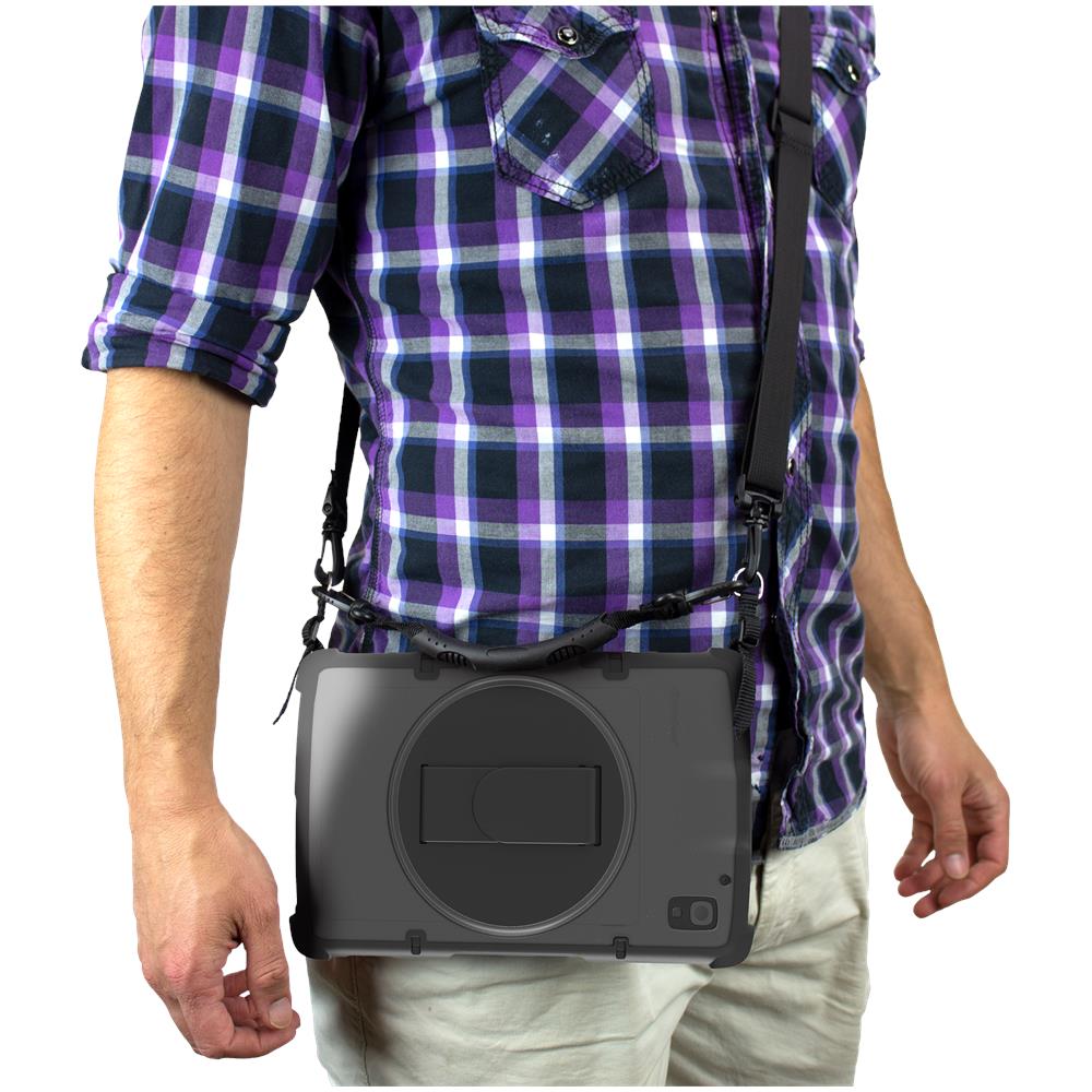 InfoCase FM-SNP-ET4X8-RHS custodia per tablet 20,3 cm (8") Cover Nero, Trasparente - Foto 6