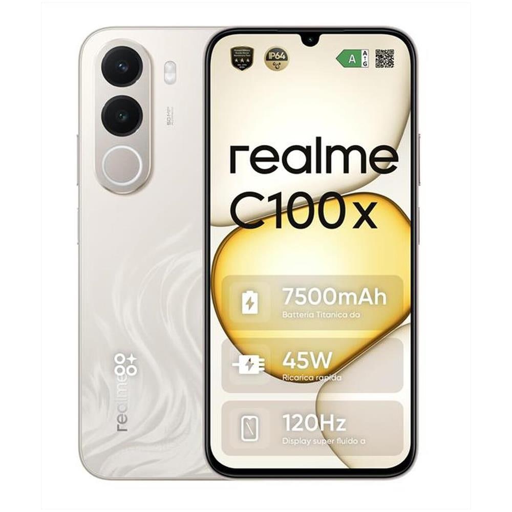 C100x 4G 256GB 4GB Ram Display 6.8" LCD 120Hz Main Camera 50MP Selfie 5MP Dual nanoSim Android 16 UI 7.0 Unisoc T7250 7500mAh Golden Coast - Foto 1