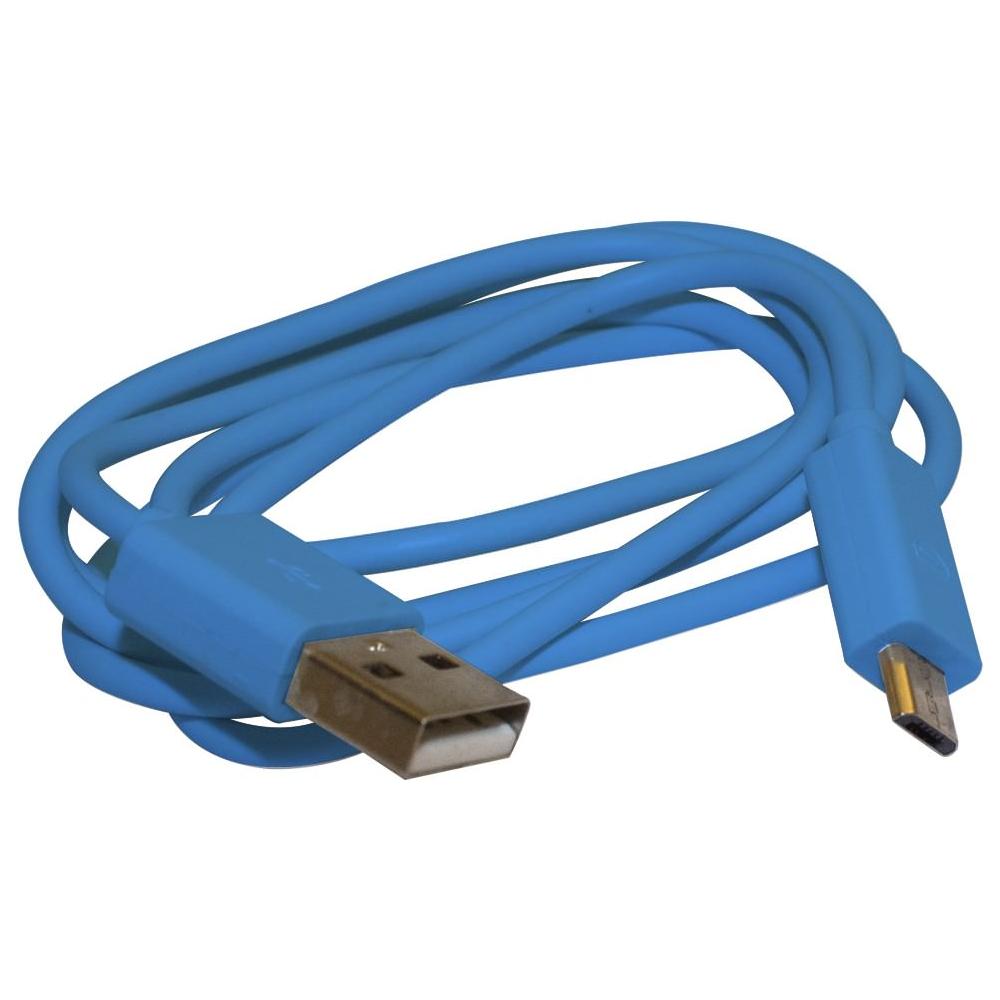 Cavo Caricabatterie Micro Usb V8 - Celeste - Samsung Sony Lg Htc Huawei Nokia - Foto 1