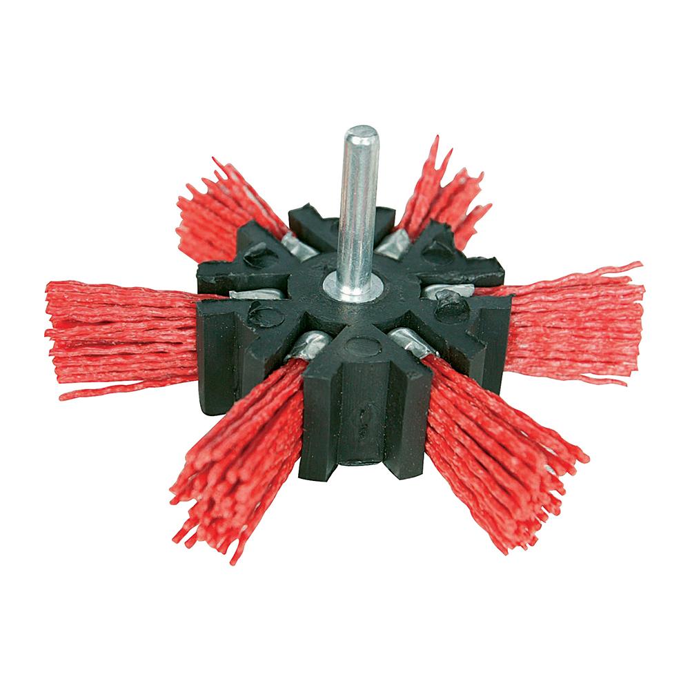 633557 Spazzola Ad Alette In Nylon 100 Mm, Grossa - Foto 1