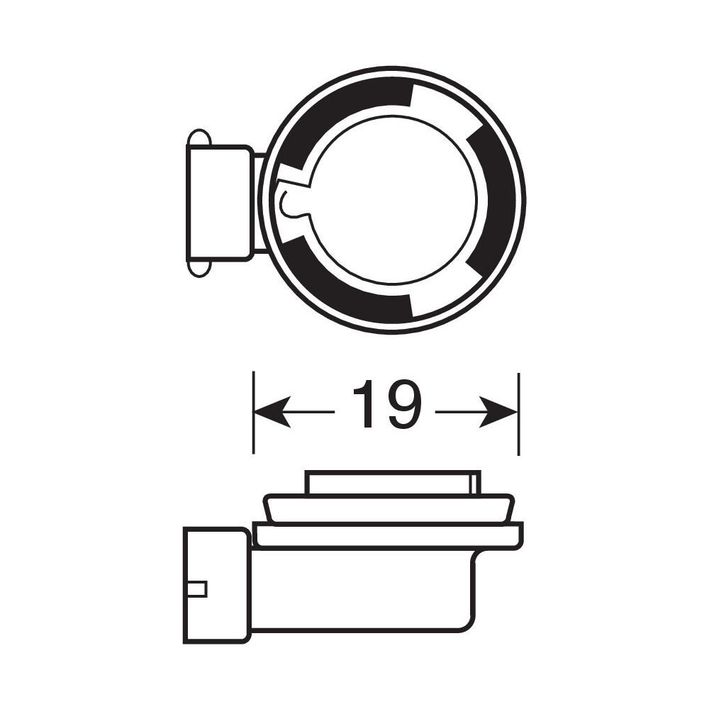 Lampa 12v Original Line - H11 - 55w - Pgj19-2 - 1 Pz - Blister - Foto 3