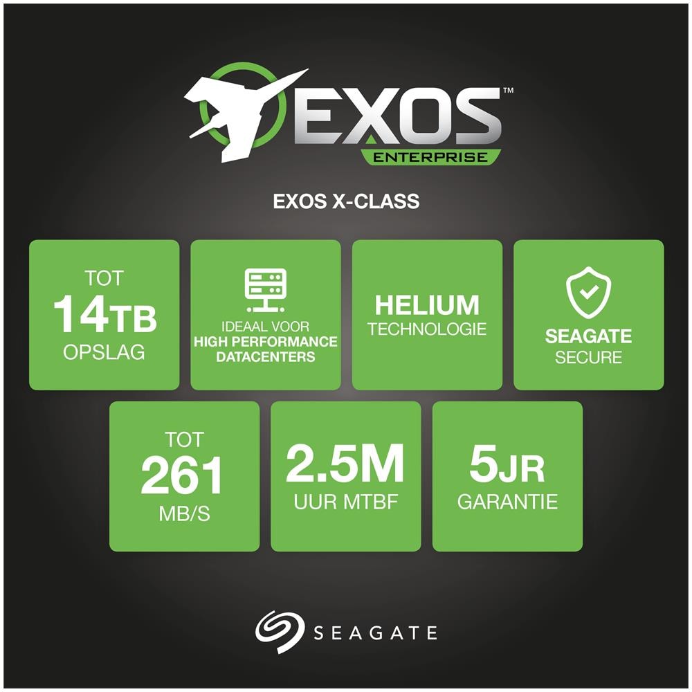 Hard Disk Enterprise Exos X14 4 TB 3.5"Interfaccia Serial ATA III 6 Gbit /s Buffer 256 MB 5900 Rpm - Foto 2