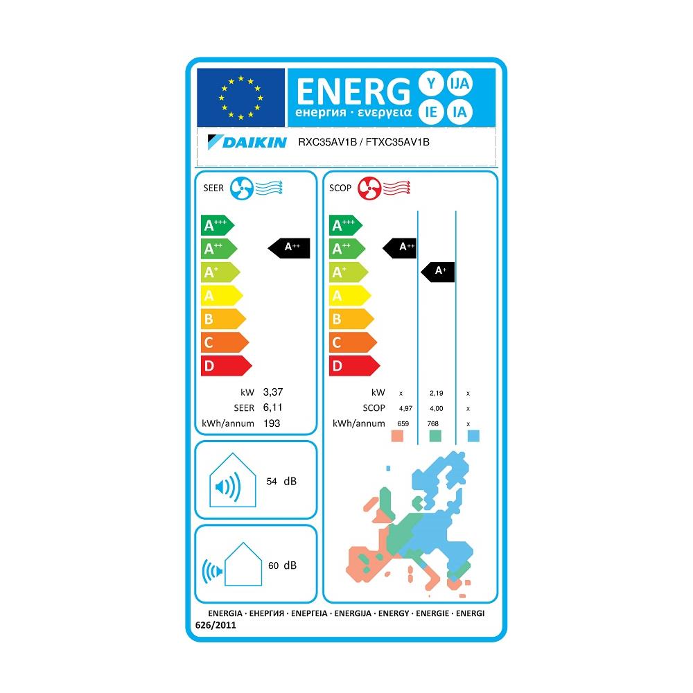Condizionatore Fisso Monosplit 2478 15595-30801 Sensira Ecoplus Potenza 12000 BTU / H Classe A++ / A+ Inverter e Wi-Fi Predisposto - Foto 2