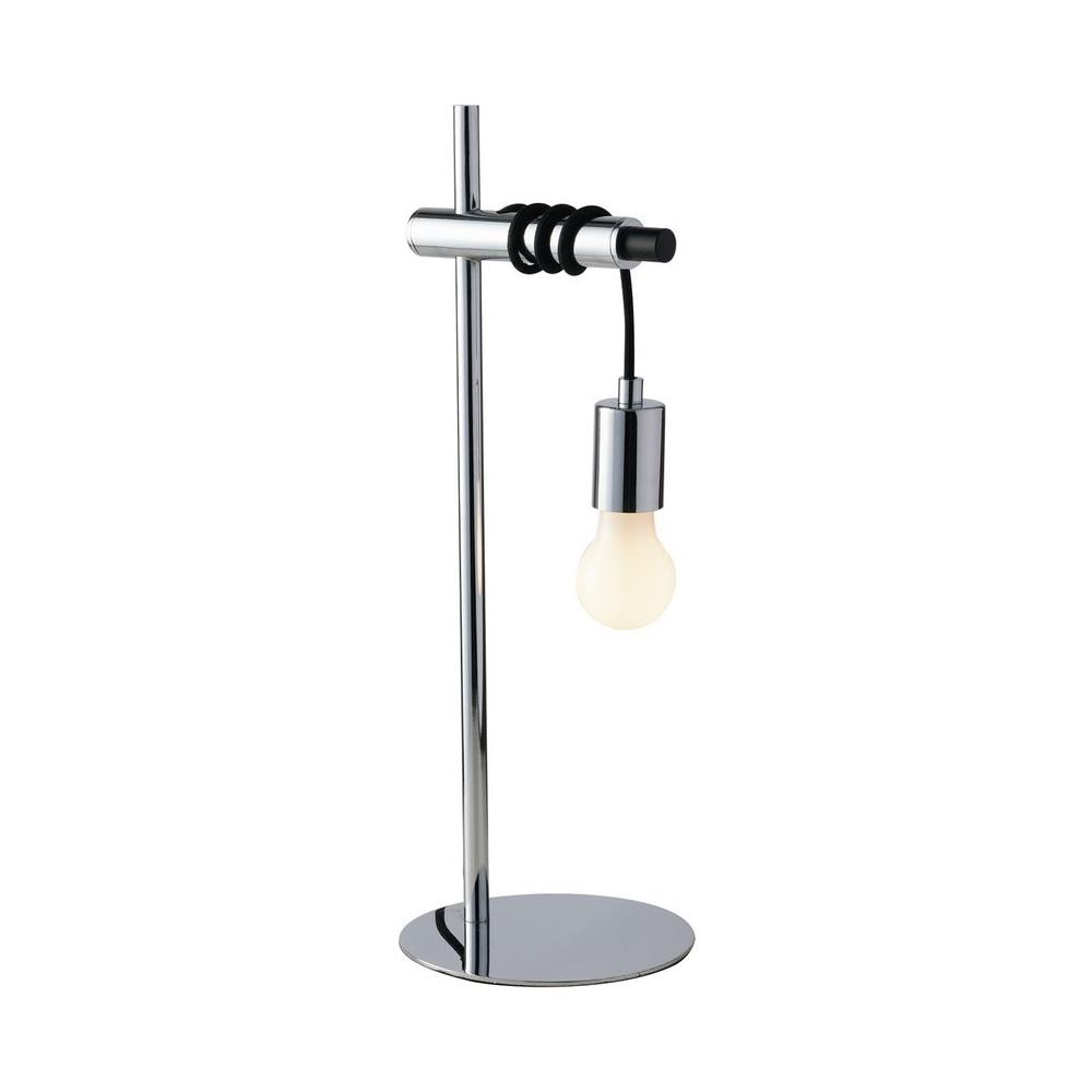 Lampada Da Tavolo Lume Admiral Cromo 1xe27 18x50cm - Foto 2