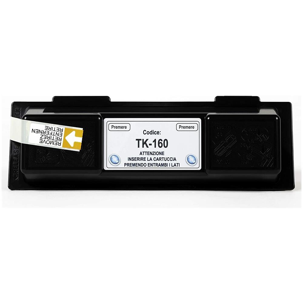 TONER COMPATIBILE -  Kyocera Tk-160 1t02ly0nlc Per Fs-1120d, Fs-1120dn, Ecosys P2035d, Ecosys P2035dn Fornito Di Intelligent Chip Capacità 2500 Copie Made In Italy - Foto 3