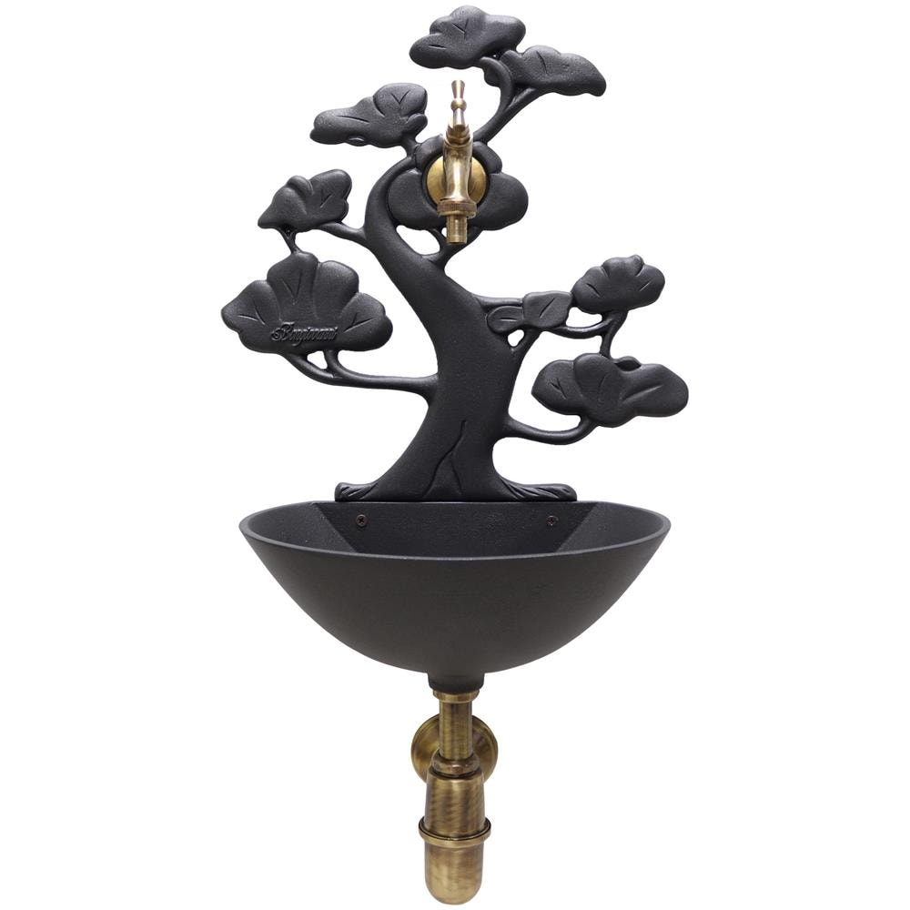 Fontana A Muro Mod. azalea + Rubinetto 303b E Sifone Con Piletta - Foto 1