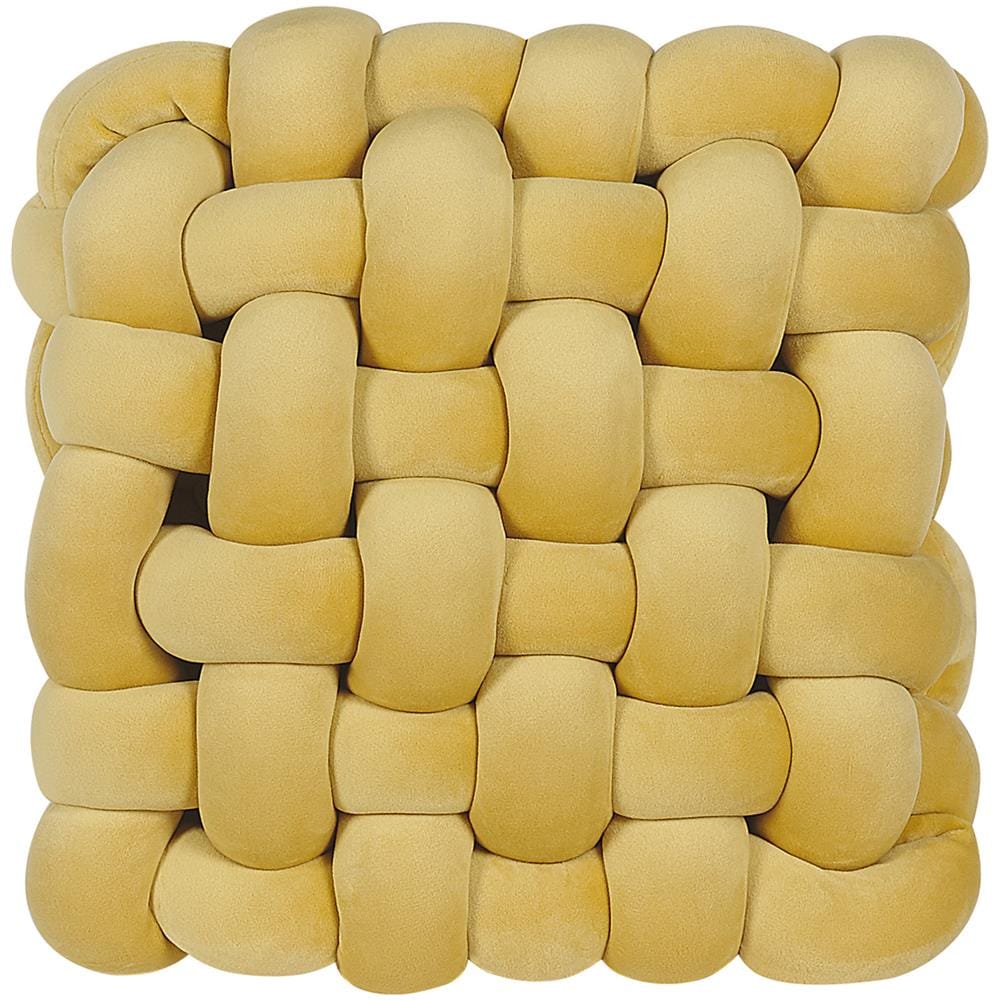 Cuscino A Nodo 30 X 30 Cm Giallo Sirali - Foto 1