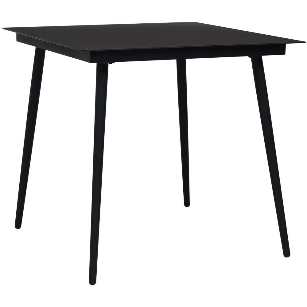 Set Da Pranzo Da Esterni 5 Pz In Corda Di Cotone E Acciaio Nero - Foto 2