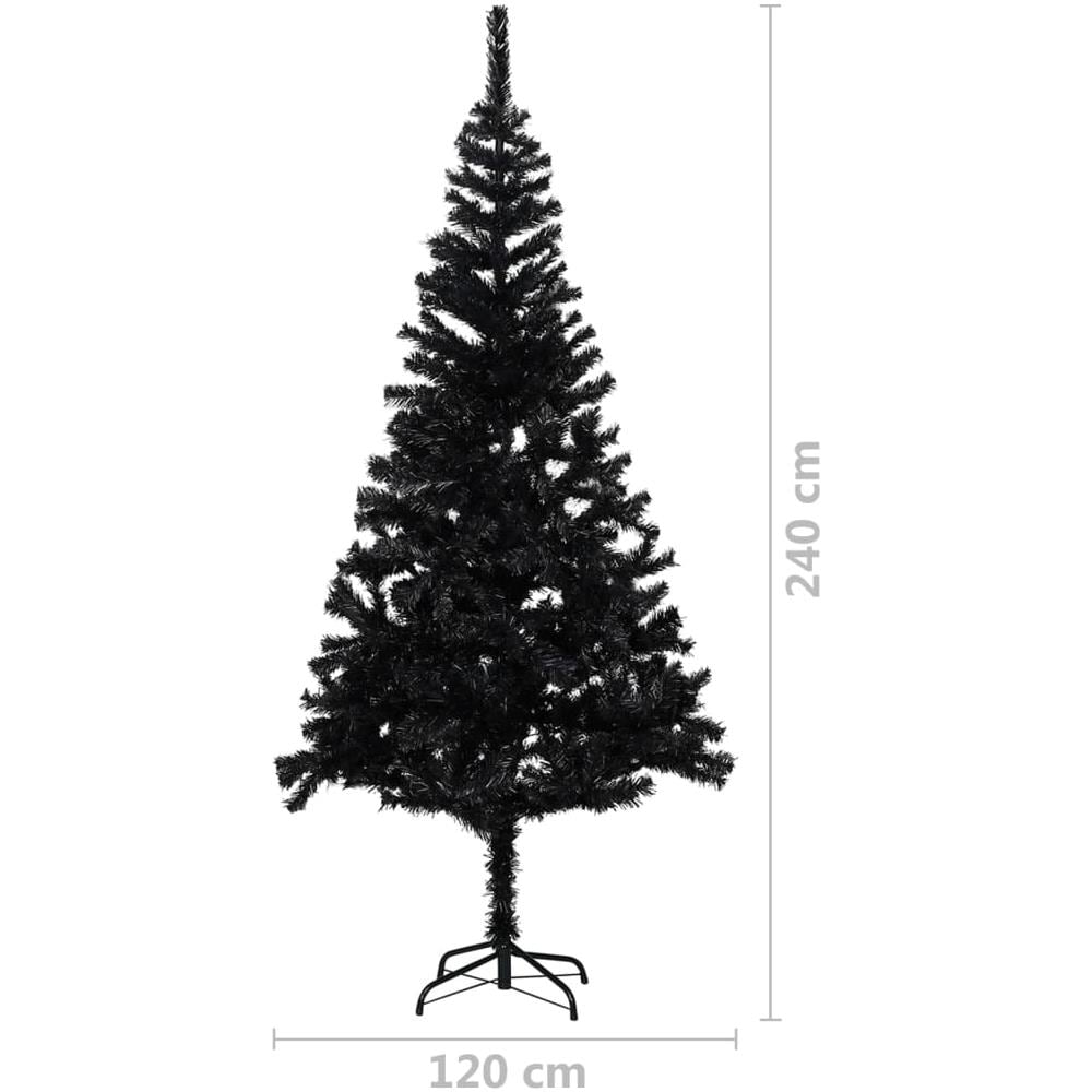 Albero Di Natale Artificiale Con Supporto Nero 240 Cm Pvc - Foto 2