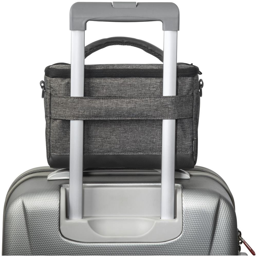 ""terra"" 135 - Tasche Fr Dslr-kamera Mit Objektiven - Recyceltes Pet-polyester - Grau - Foto 2