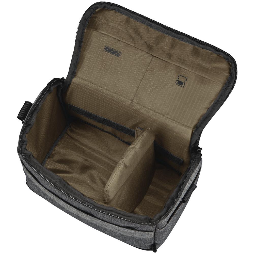 ""terra"" 135 - Tasche Fr Dslr-kamera Mit Objektiven - Recyceltes Pet-polyester - Grau - Foto 3