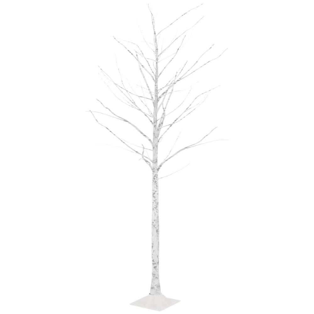 Betulla con LED Bianco Caldo 128 LED 220 cm - Foto 1